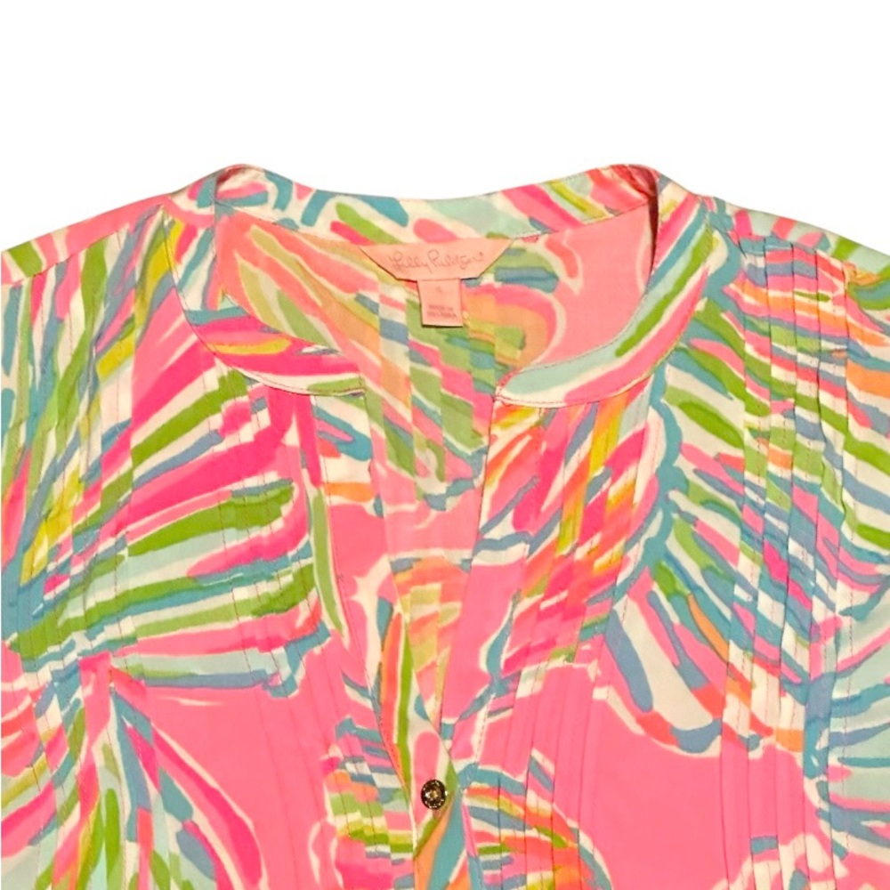 Lilly Pulitzer Woman’s Long Sleeve Summer Cotton Dress Size S - Picture 3 of 8